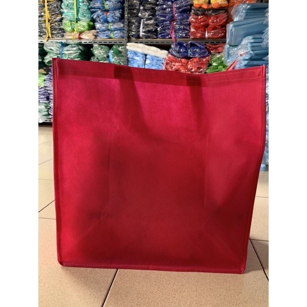 

LUSINAN(12pcs)- Goodie Bag Kotak uk.37x40x20 - Tas Spunbond Polos - Tas Kain Polos - Tas Promosi Polos