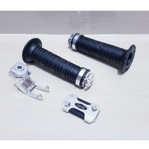 PAKET 3 ITEM/VARIASI AKSESORIS MOTOR VARIO 125 OLD/KARBU/VARIO 150 OLD - Silver