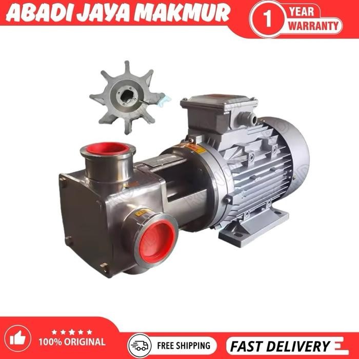 Flexible Impeller Pump SS-304 MPR-20 220V 0,55Kw 50Lpm