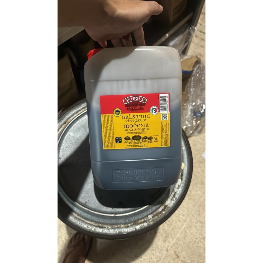 

Balsamic Vinegar Modena Borges / Cuka Balsamic Borges - 5 L