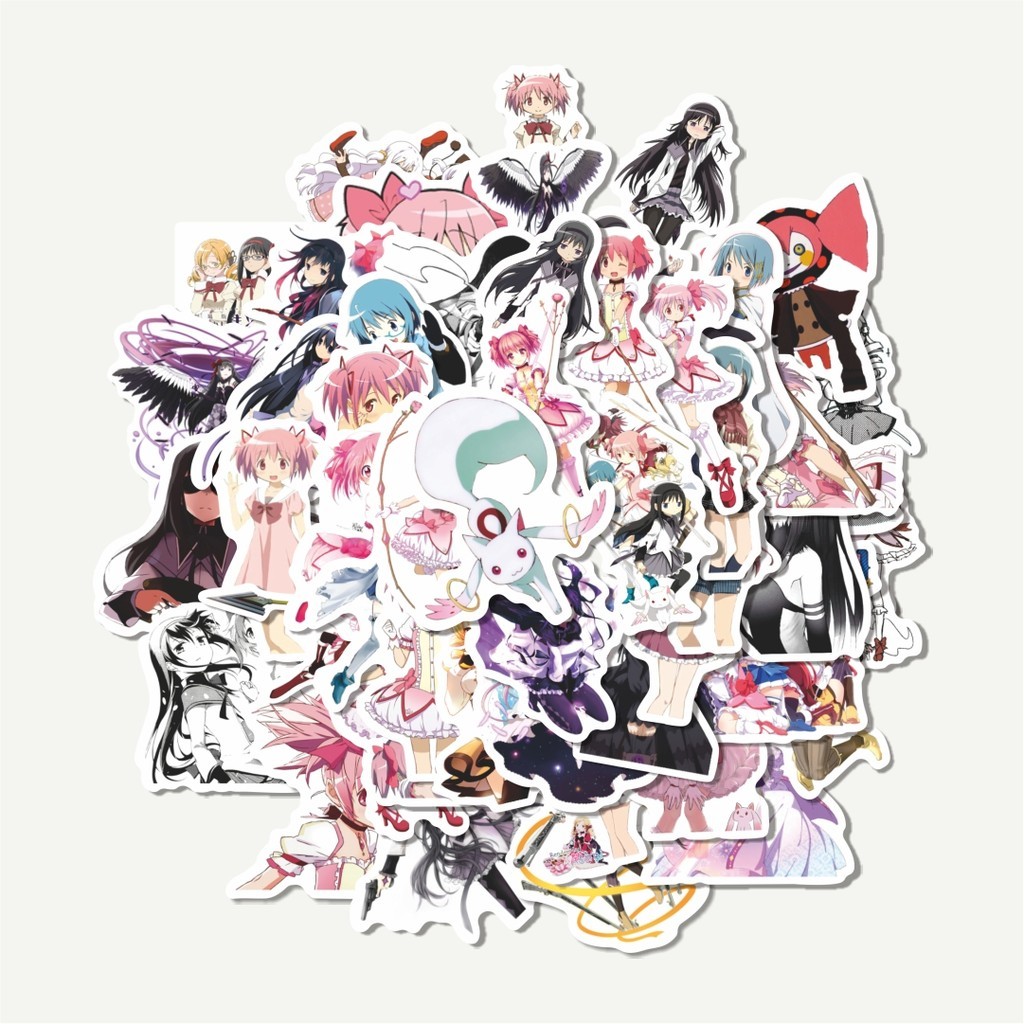 

Sticker Pack Sticker Anime Magica Madoka Sticker | Sticker TUMBLR | Stiker LAPTOP KOPER HELM