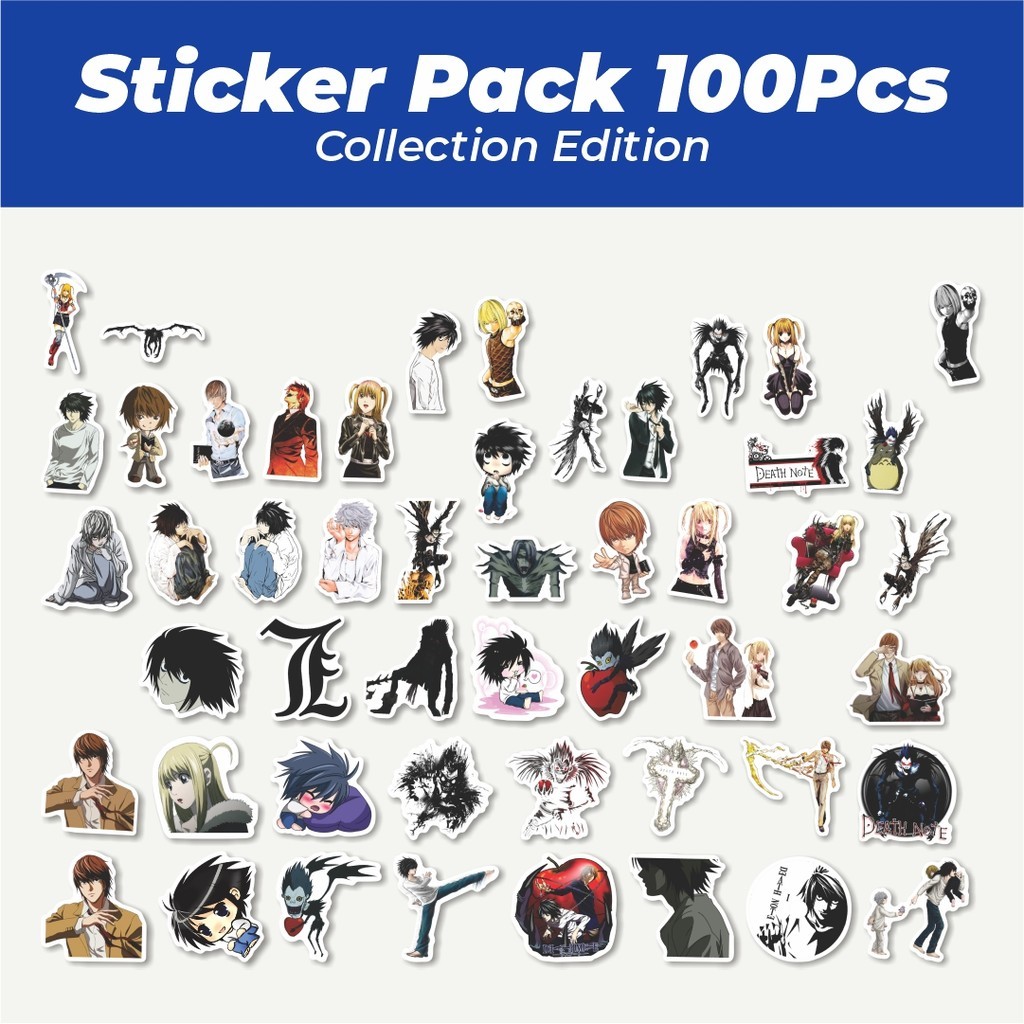

Hot Sticker Anime Death Note Sticker Lucu Anti Air Stikers Berperekat Waterproof Sticker Decal Buat Motor Helm Buku Journal Koper Casing HP Laptop Botol Minum