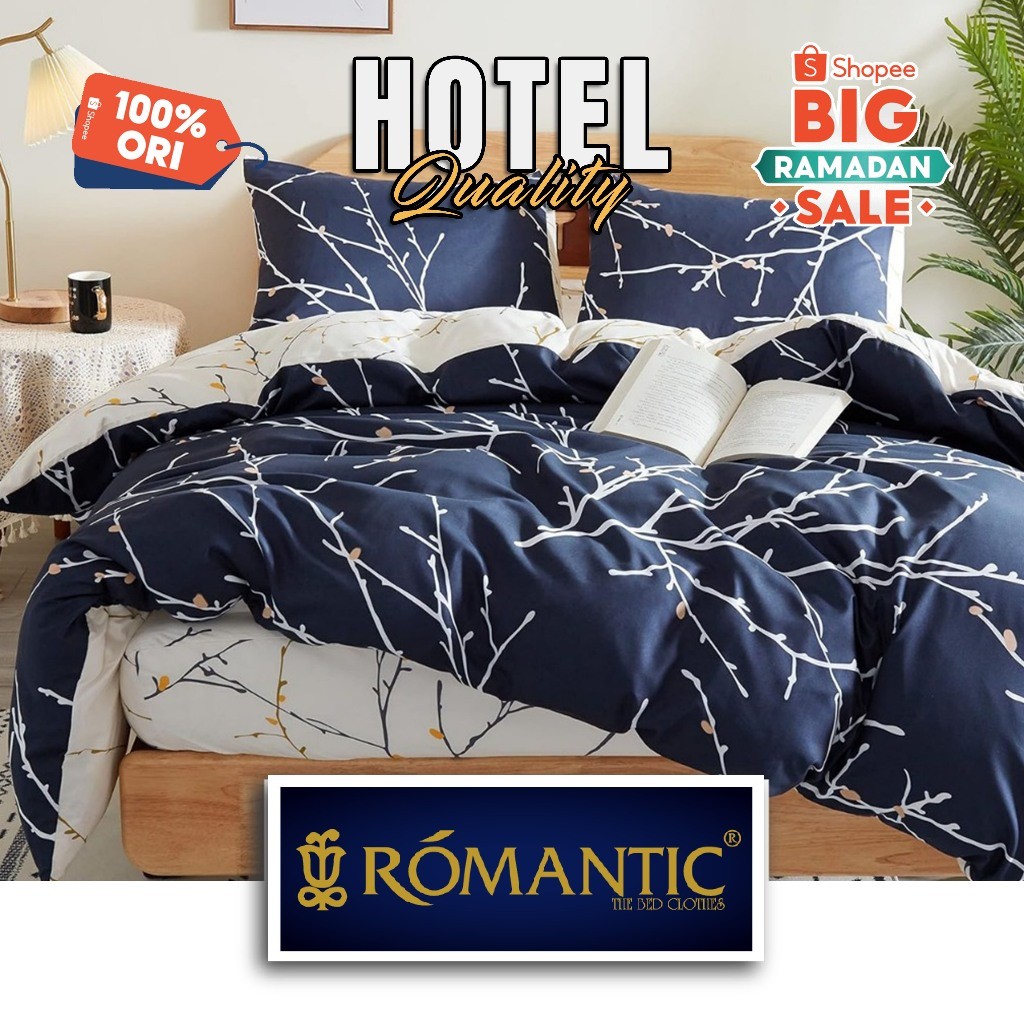 

Bedcover Sprei Set SPRING SEASON by ROMANTIC Bamboo velvet Japandi