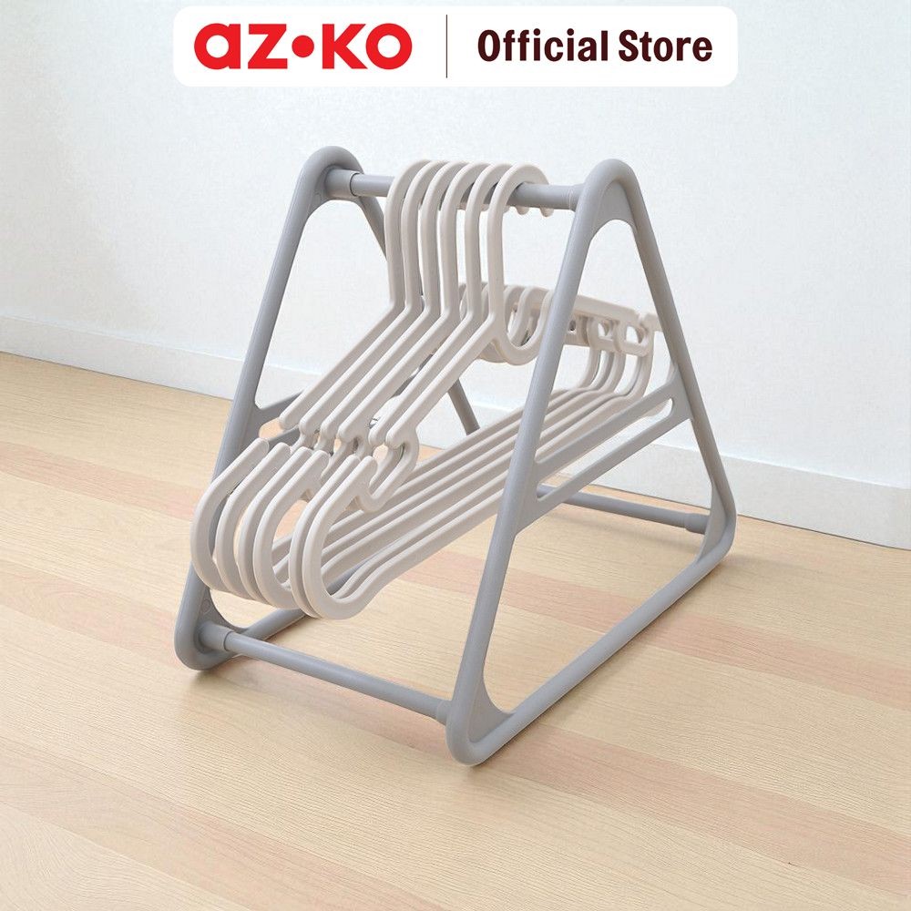 AZKO Stora 30X17X30 cm Hanger Baju - Abu-Abu Henger Gantungan Baju Serbaguna Shirt Hook Perlengkapan