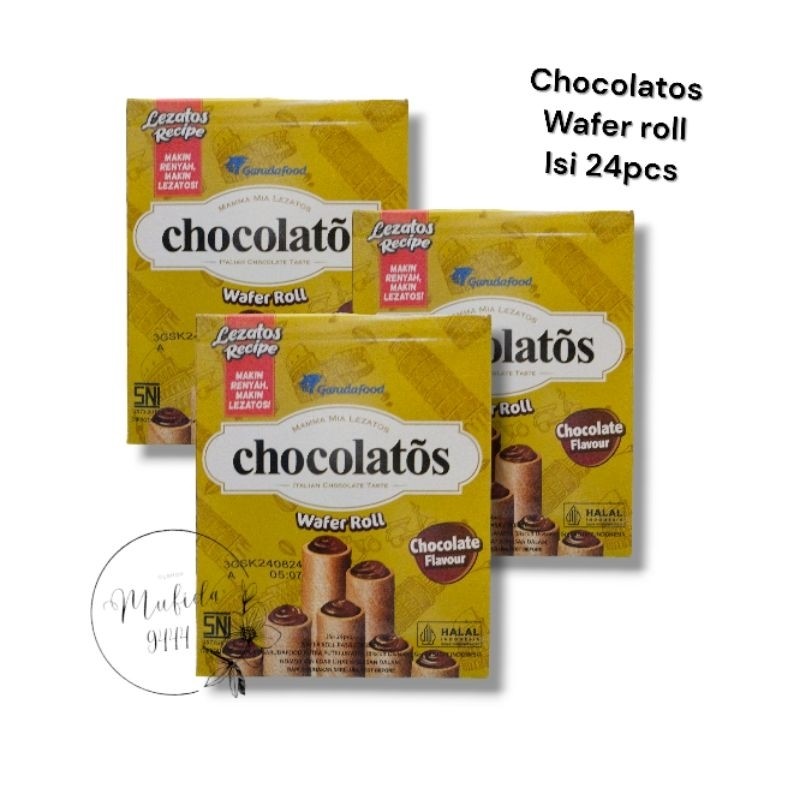 

Chocolatos wafer roll isi 24 pcs - ARM