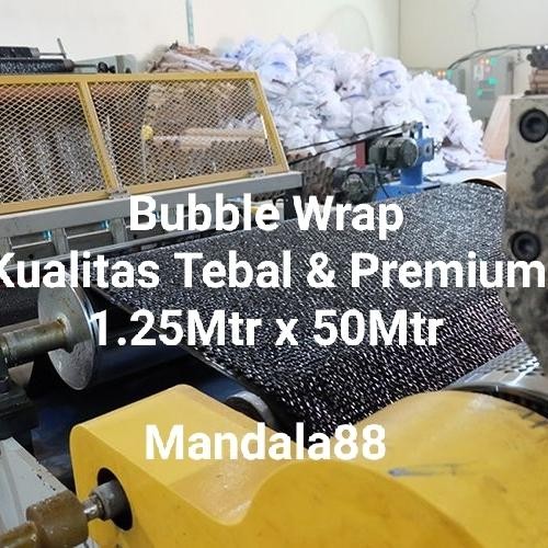 

Premium dan TEBAL Bubble Wrap Bubble Warp 1.25Mtr x 50Mtr Terbaik - Putih [terlaris]