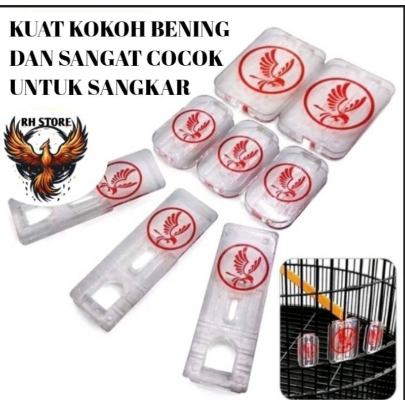 Stoper Bening Akrilik Variasi Sangkar Burung Murai