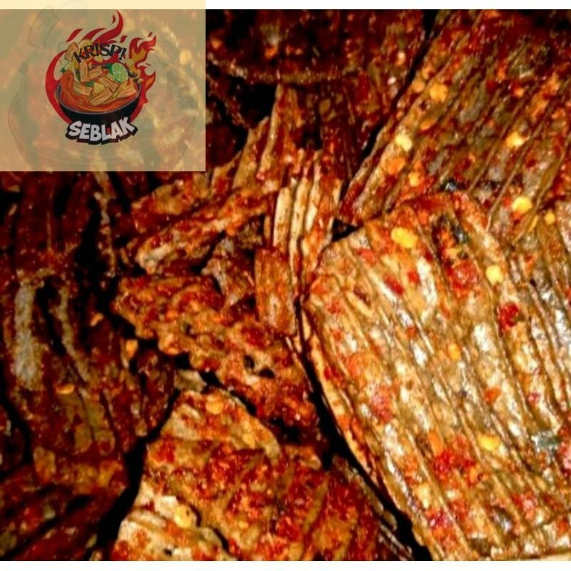

Seblak krispi kerupuk jengkol pedas daun jeruk 100gram