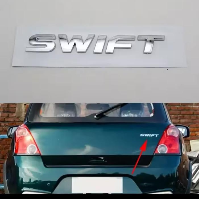 Emblem Swift untuk Bagasi Suzuki Swift 2005-2013