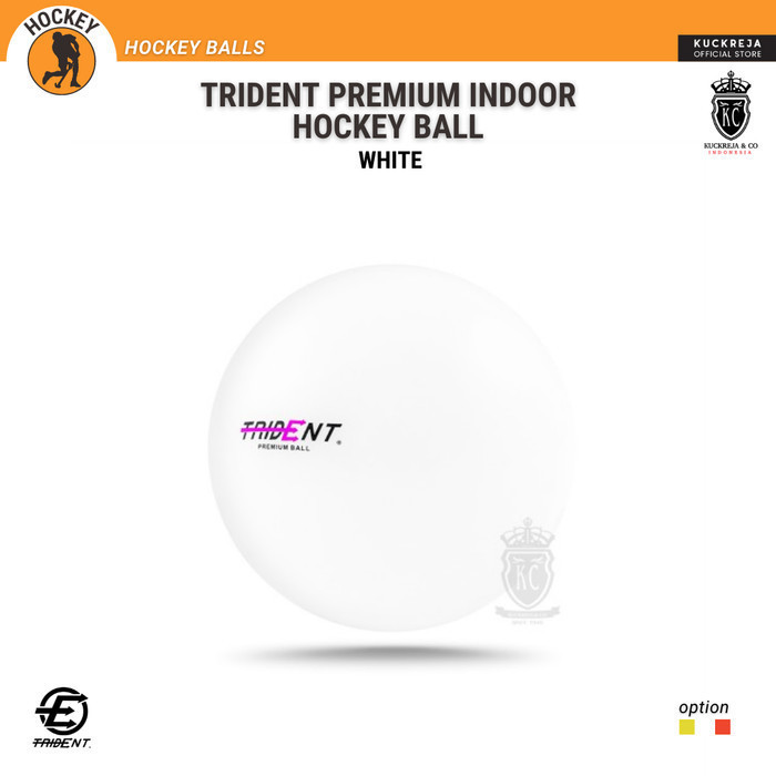 Trident Premium Indoor Hockey Ball - White