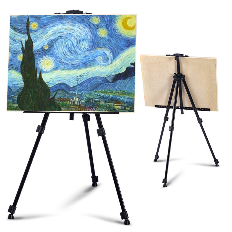 

Easel Lipat Tripod Stand untuk Melukis Menggambar Sketching Board Anak Alat Lukis Portable