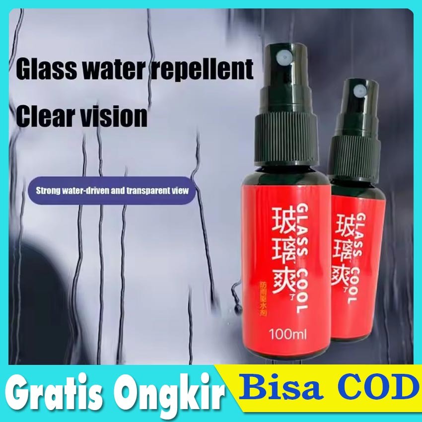 Sprey Anti Kabut Kaca Mobil & Motor 100ml - Pelapis Anti Air Hydrophobic, Anti Embun Helm & Kacamata