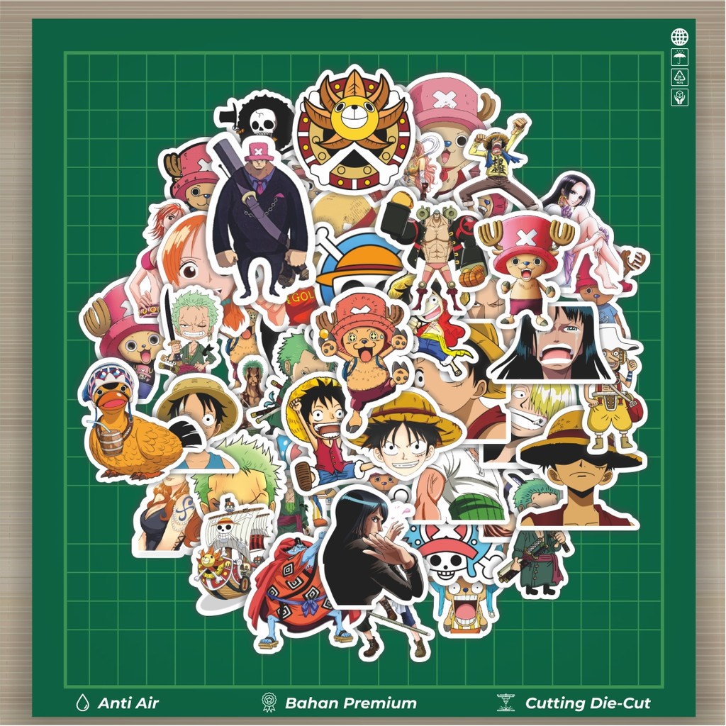 

HOT 50 PCS STIKER Stiker Anime One Piece Versi 11 Stiker Fashion Cars Decal Dingin Kartu Album Custom Vinyl Anti Air- Sticker Aesthetic Buku Journal Koper Casing HP Tablet Laptop Helm Motor Botol Minum