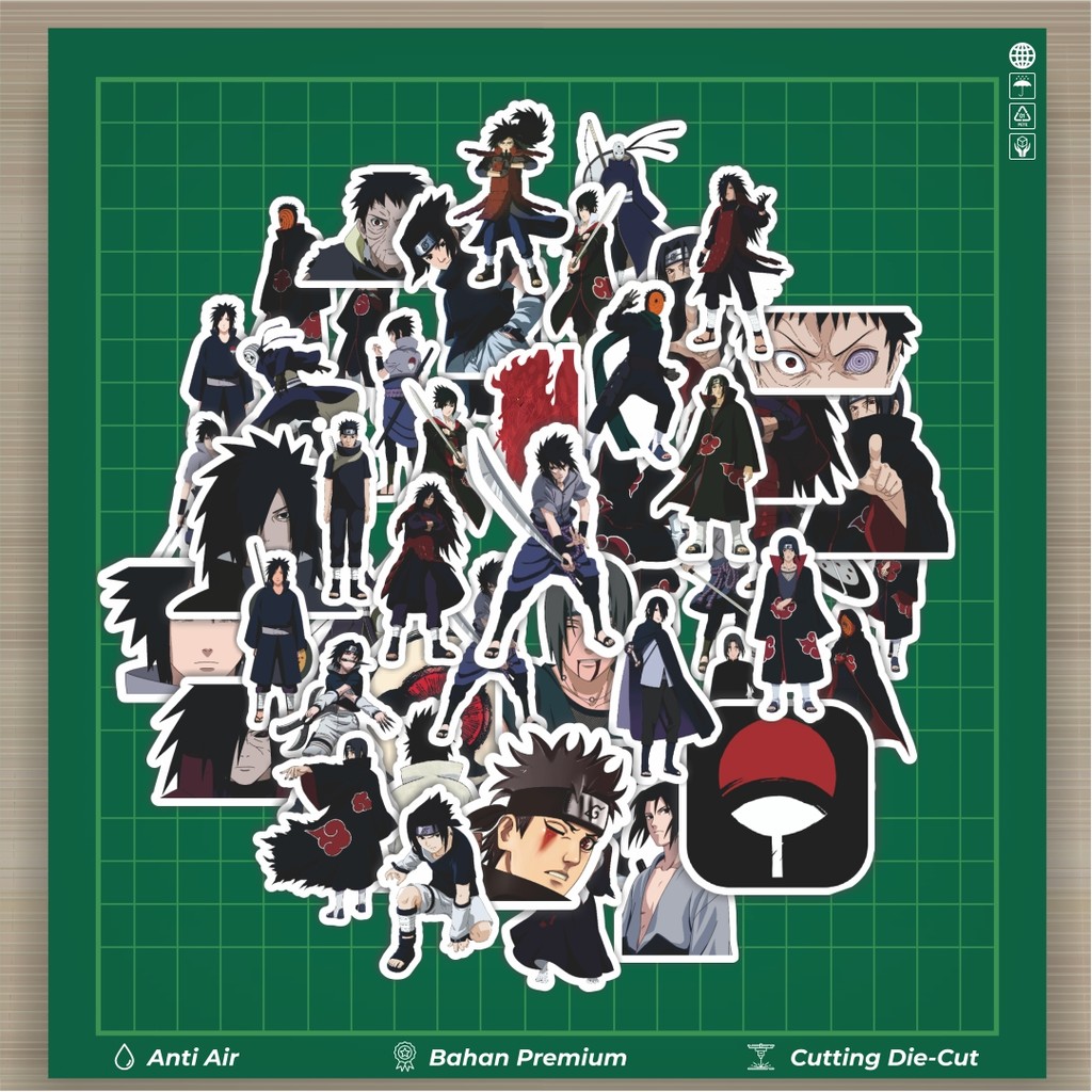 

HOT 50 PCS STIKER Stiker Anime Itachi Uchiha & Sasuke Uchiha Stiker Fashion Cars Decal Dingin Kartu Album Custom Vinyl Anti Air- Sticker Aesthetic Buku Journal Koper Casing HP Tablet Laptop Helm Motor Botol Minum