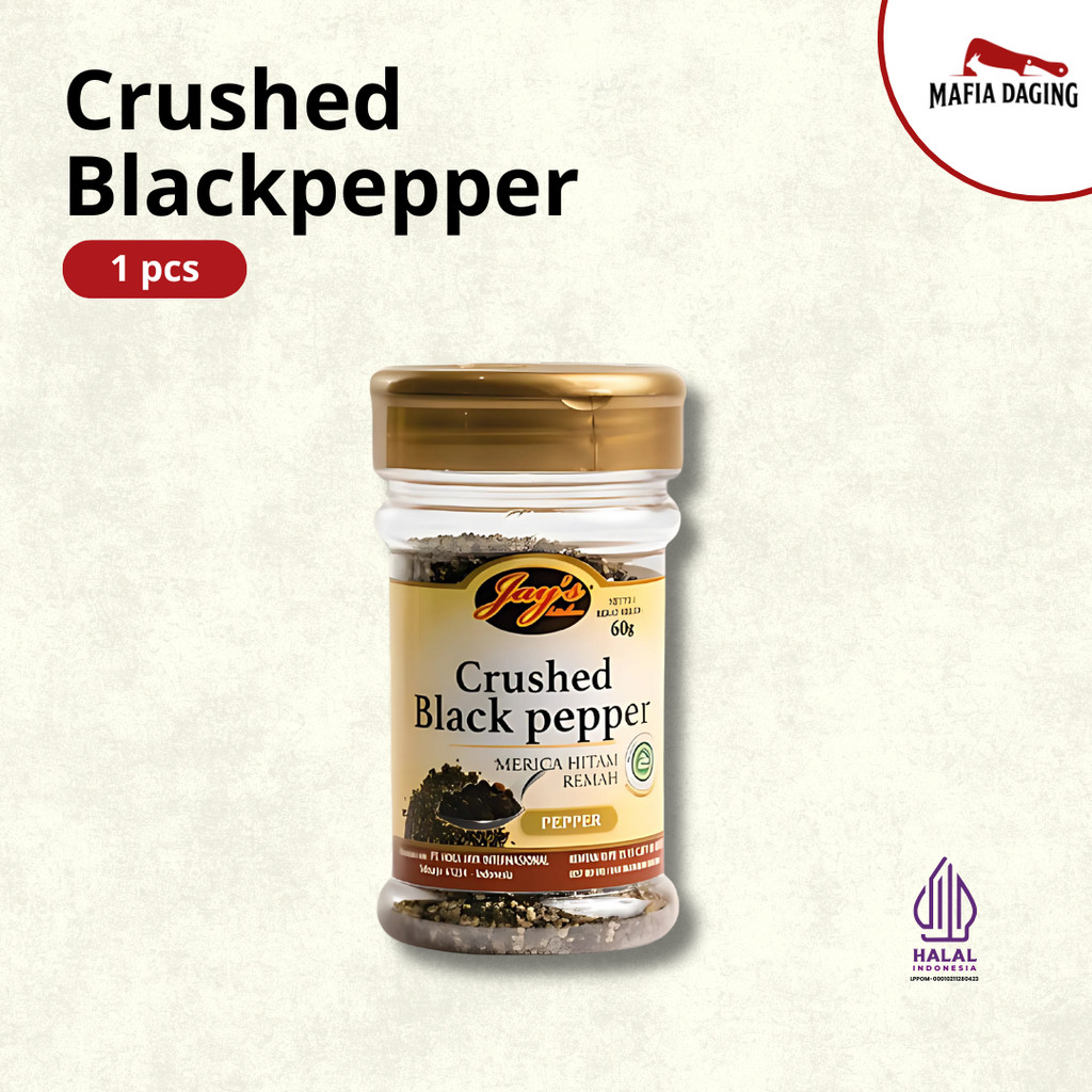 

[Mafia Daging] Jay's Crushed Blackpepper / Merica Hitam Remah