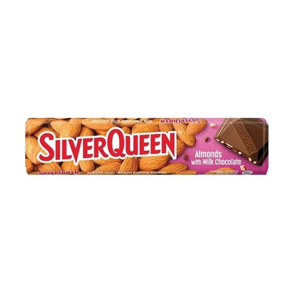 

SILVER QUEEN COKLAT ALMOND 55 GR