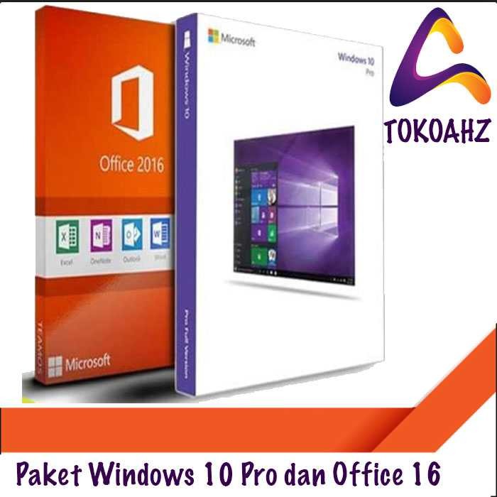 Paket Lisensi Windows 10 Pro & Lisensi Office 2016 Pro Plus