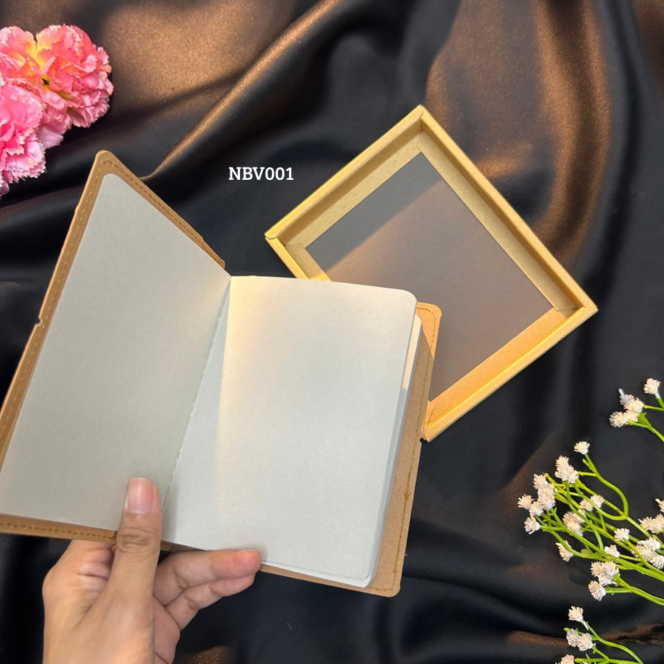 

Mini Notebook Vintage Premium Buku Catatan Kecil Coklat NBV001