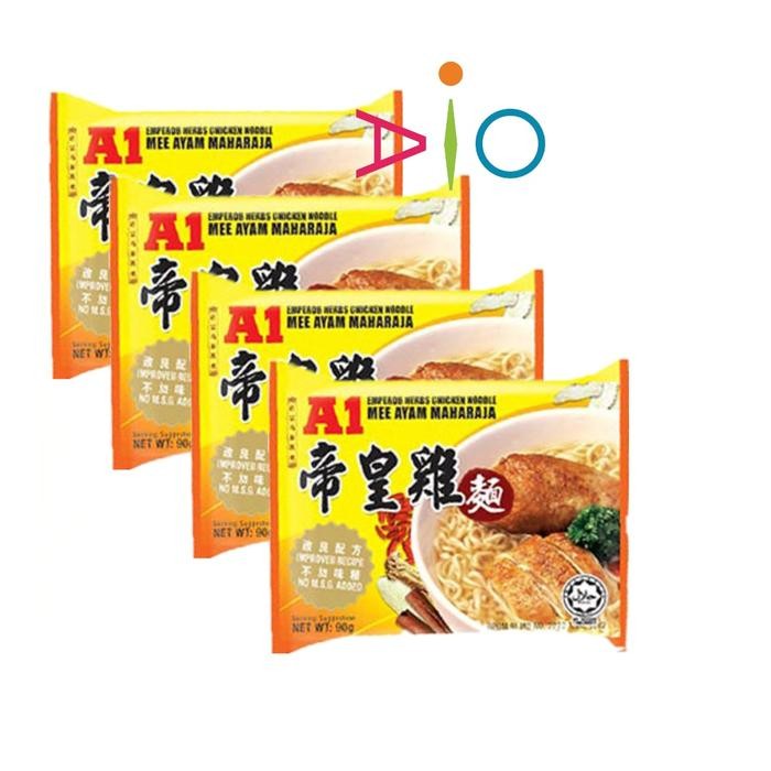 

Terjangkau -[NEW] A1 Vegetarian Herbal Noodle | Soup Spices Noodle | (90g x 4bks) - Emperor