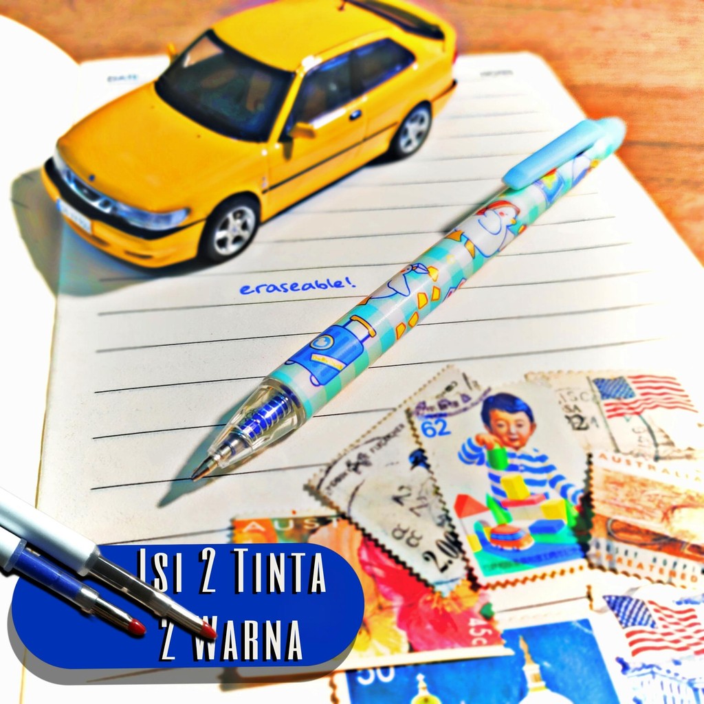 

Eraseable Pen 0.5 Fancy Ballpoint Pena Bisa Dihapus (Bijian)