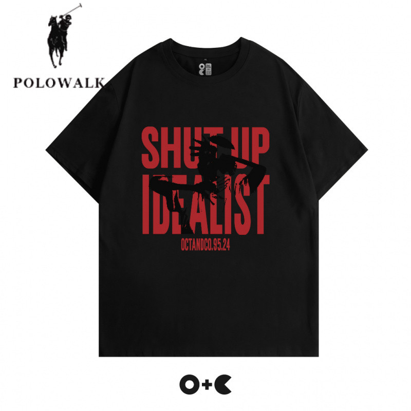 POLOWALKOct&Co. Kaos T-Shirt Cotton Combed 24s - Sh*t-UP Idealist