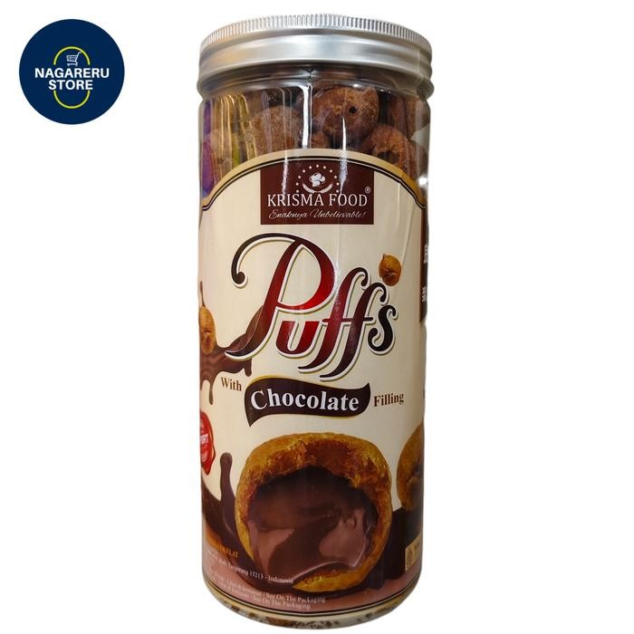 

Krisma food puffs with chocolate filling 300gr
