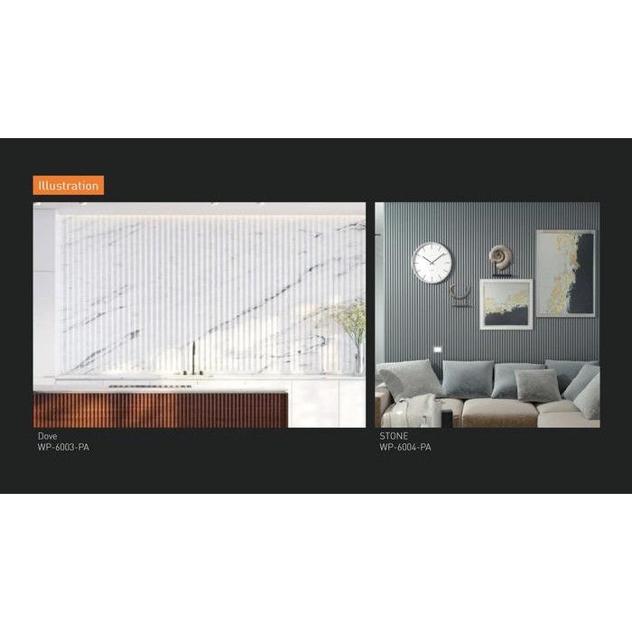 TACO WPC Deco Panel / WPC Wallpanel / Wallpanel Taco - 6001-PA CREAM