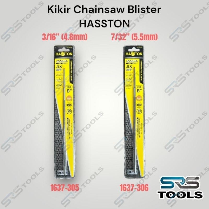 HASSTON Kikir Rantai Chain Saw 4.8 5.5 mm Blister / Kikir Gergaji Potong Kayu Mesin Chainsaw Senso B