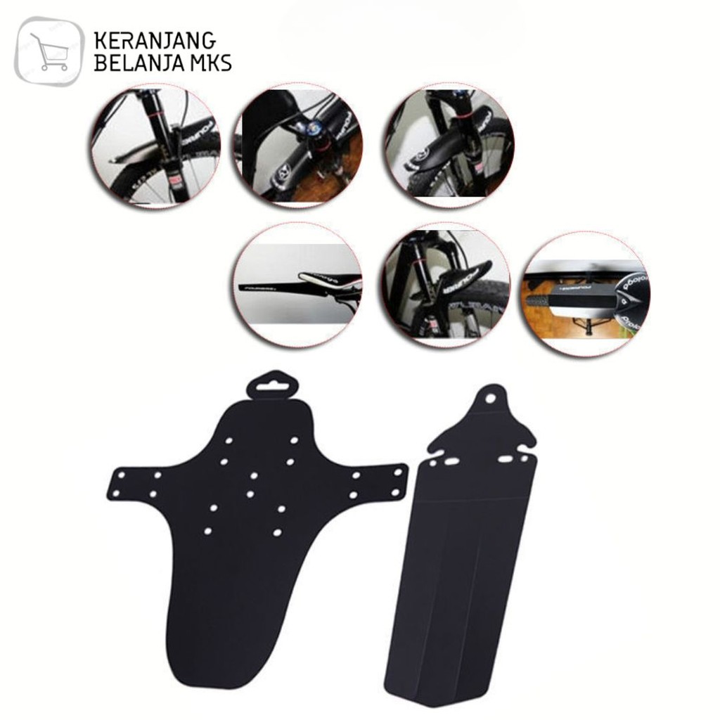 Spakbor Fender Depan Belakang Sepeda Gunung MTB