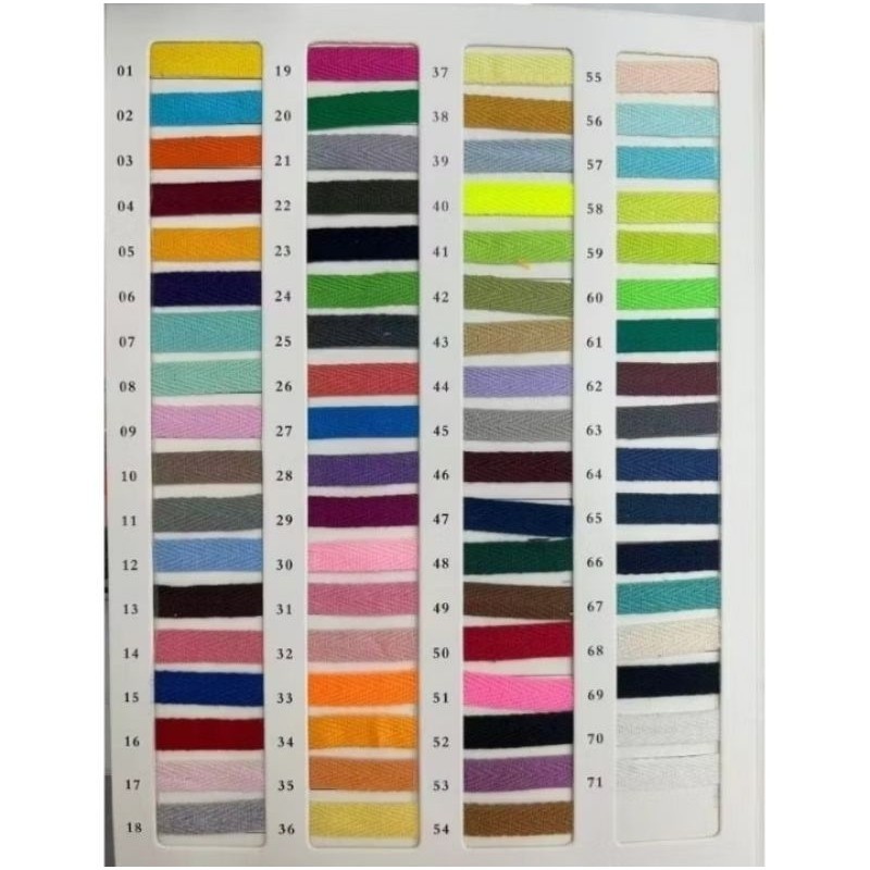 

1 YARD - 1.5 cm | Twill Cotton Tape | Pita Katun | Tali Sarung Guling