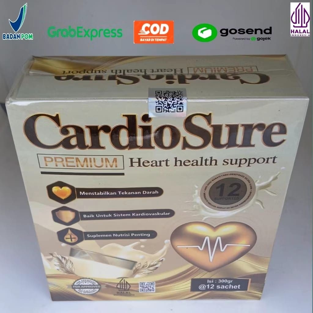 

CardioSure susu asli original menurunkan kadar tekan darah, kolestrol