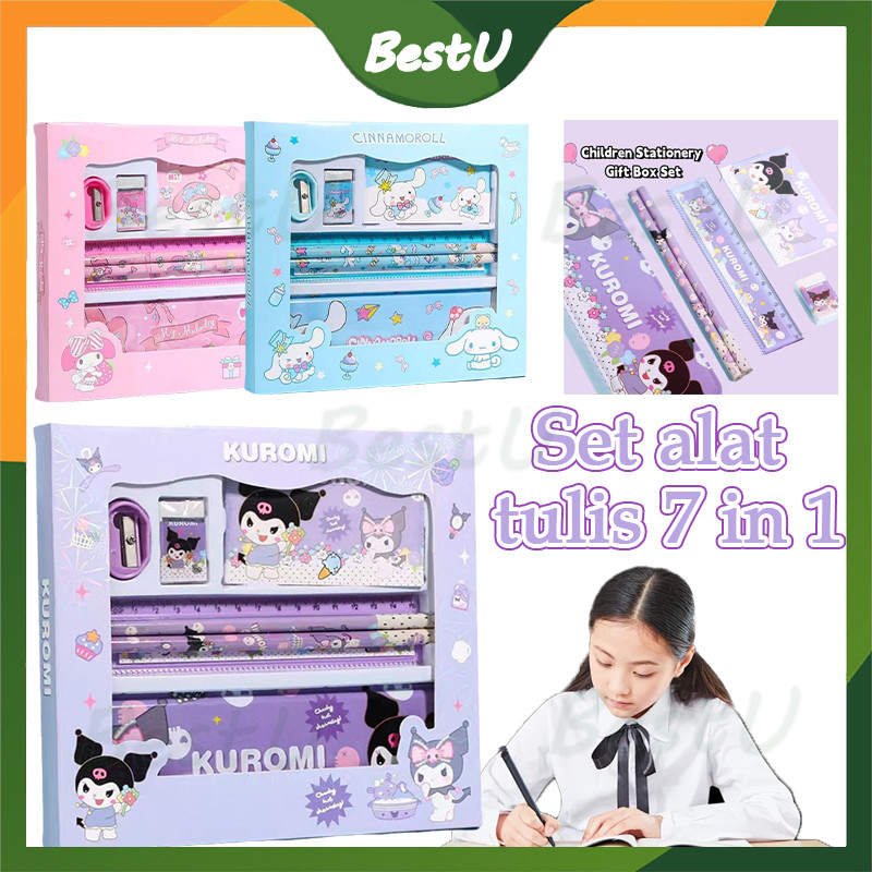 

Kotak Pensil Anak Set Stationery Untuk Hadiah Anak Sekolah Motif Lucu Kartun Lucu Terkenal Viral Booming/ Alat Tulis Set Karakter Kado