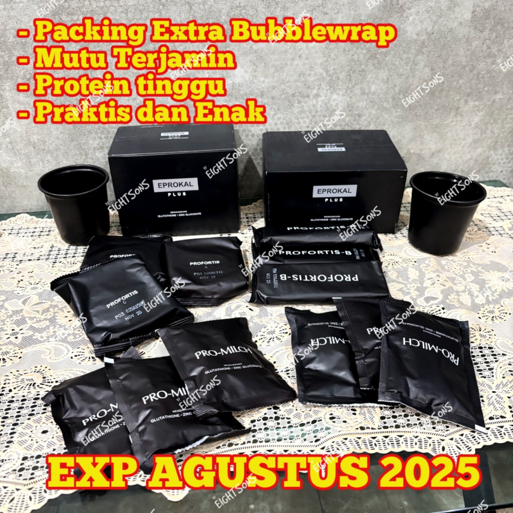 

BIG SALE PROMO Ransum EPROKAL L PLUS isi 3 Promilch CAIR 3 Biskuit Profortis MRE Makanan darurat Survival Food
