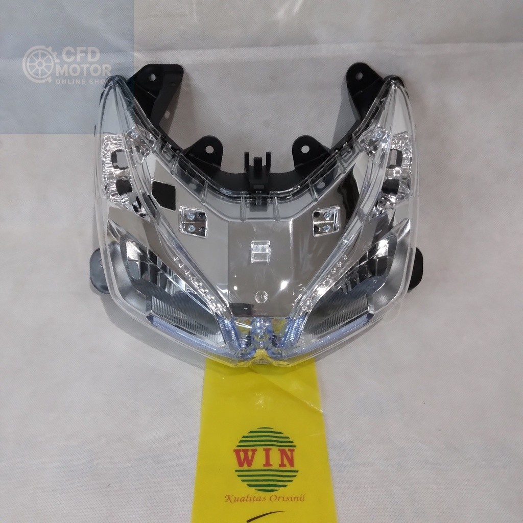 Lampu Depan Vario 110 FI ESP 2012 2013 2014 + LED | reflektor head lamp WIN | headlight senja motor 