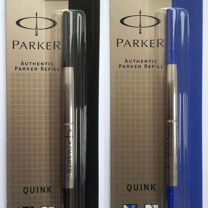 

Refill isi ulang Parker Roller Ball Quink Medium 0.7 Black & Blue - Biru