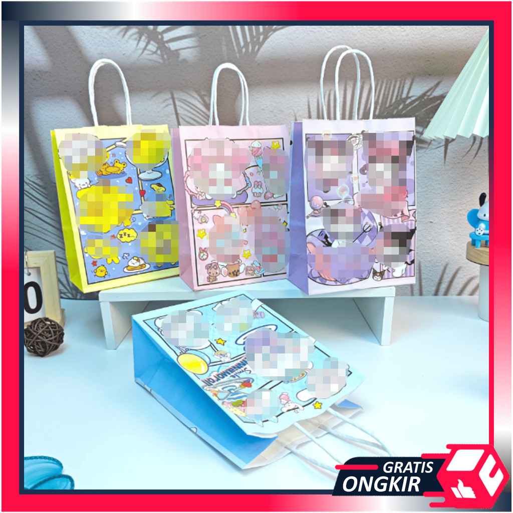 

Gratis Ongkir - 6661 Paper Bag / Tas Souvenir Ulang Tahun / Goodie Bag Kartun / Paper Bag Karakter Lucu / Kantong Kertas / Tas Kado Lucu