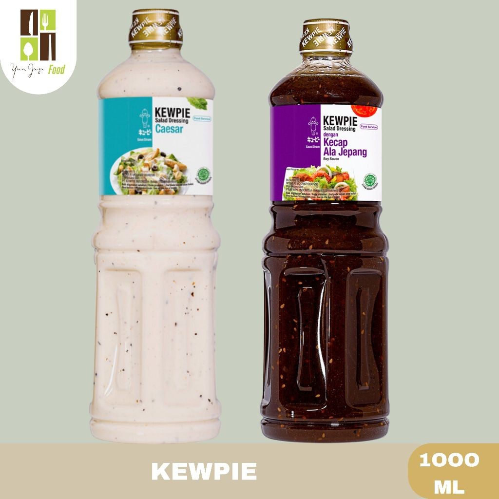 

Kewpie Saus Siram/ Salad Dressing Caesar / Kecap Asin Ala Jepang 1 liter
