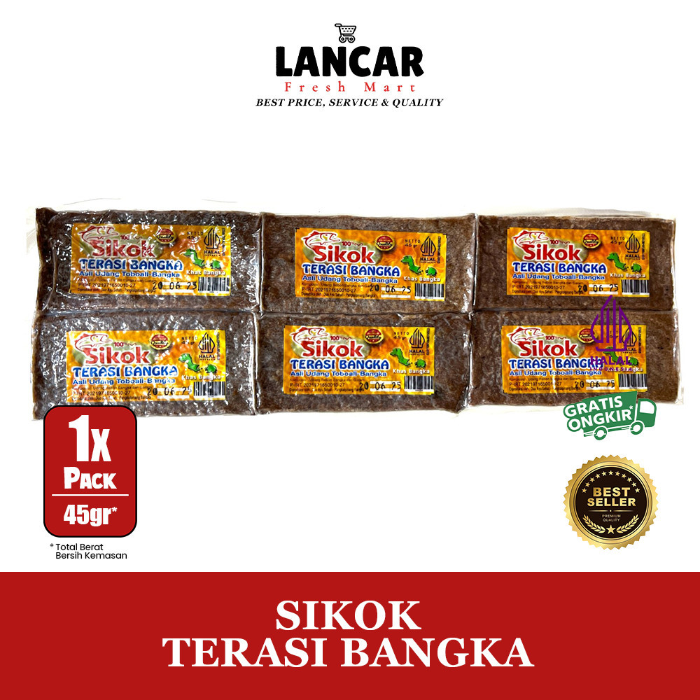 

SIKOK TERASI BANGKA 45GR