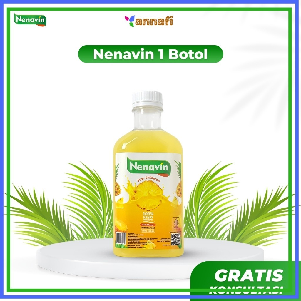 

NENAVIN - Cuka Nanas Original 100% Solusi Diabetes - Ampuh Atasi Komplikasi Diabetes - 1 Botol
