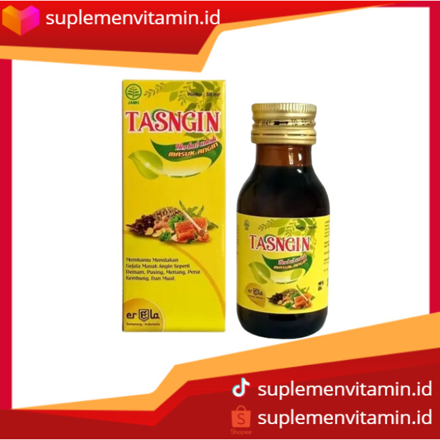 Tasngin Sirup Obat Masuk Angin Original Erela - Botol isi 60ml