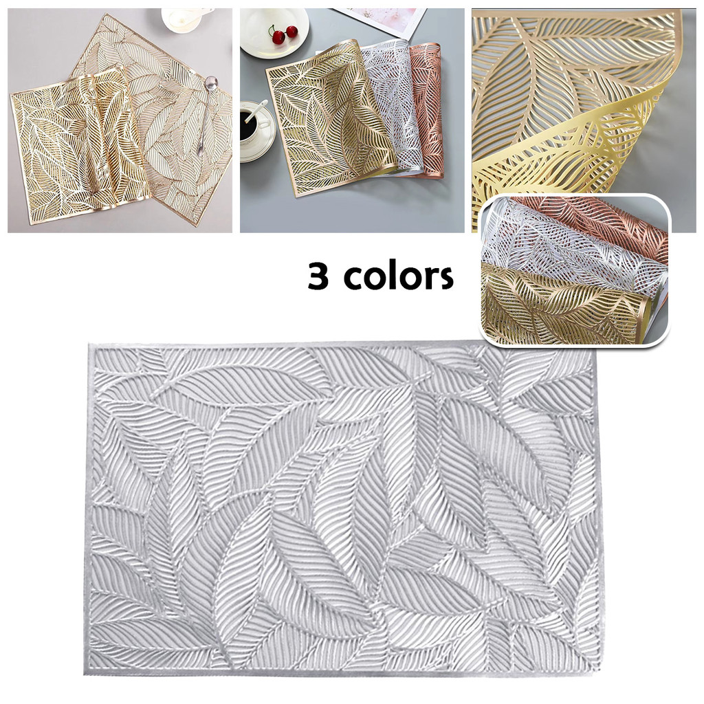 tatakan piring / alas piring meja makan Bahan ramah lingkungan, bersihkan alas piring makan di meja 