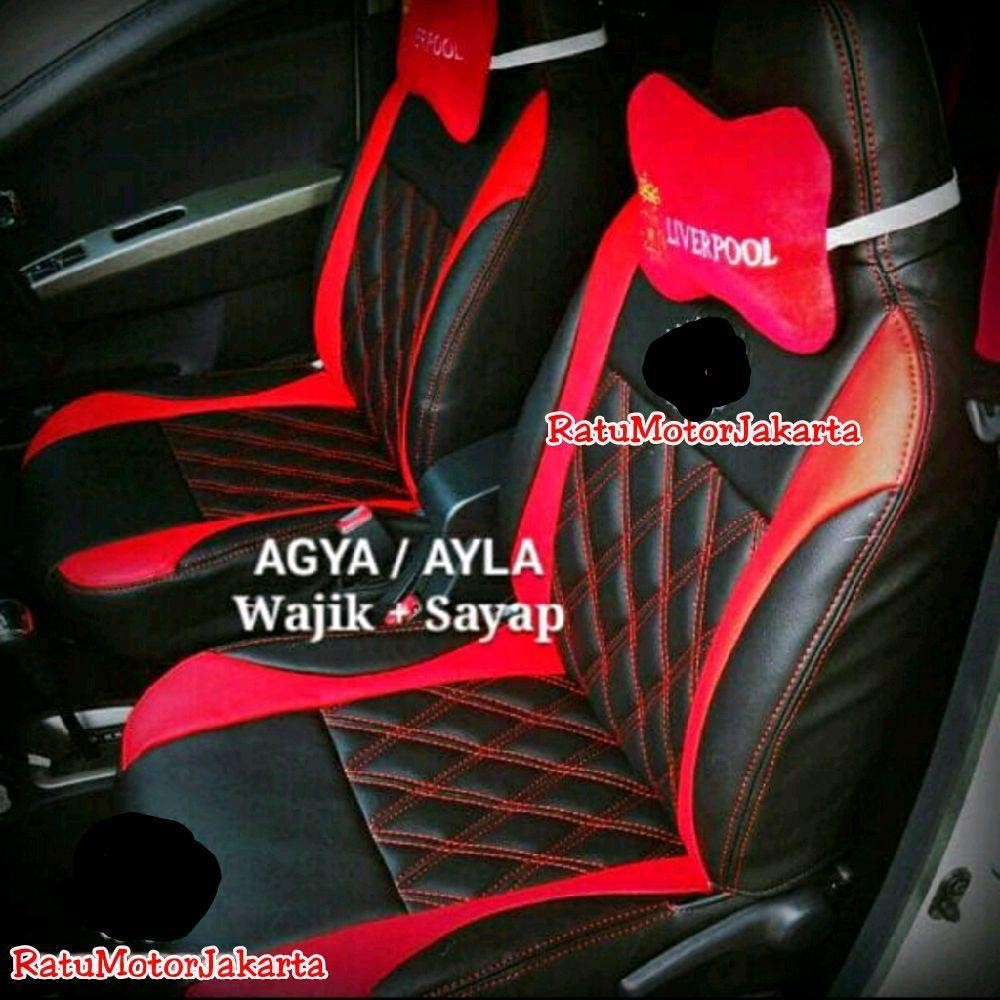 RILEX MBTech - Sarung Cover Jok AGYA 2013-2016 Model Wajik + Sayap