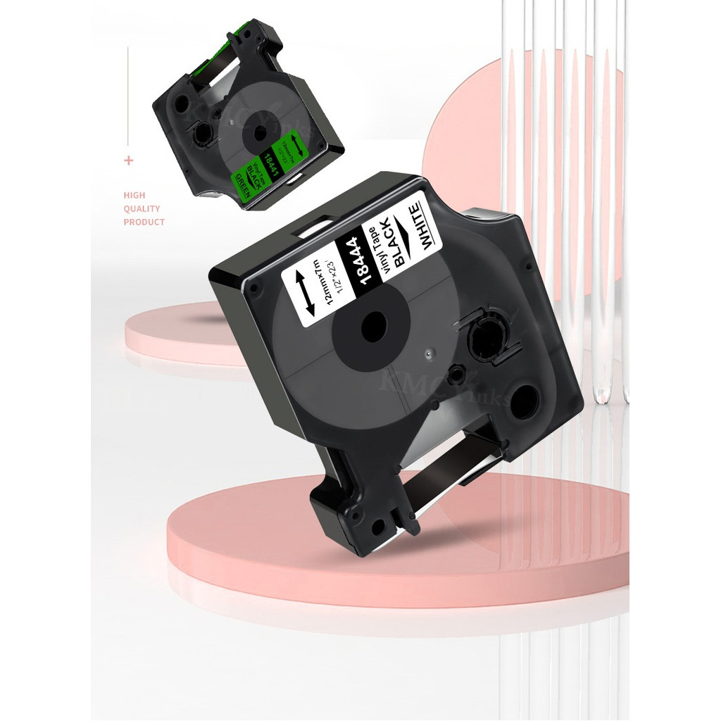 

KMCYinks Rhino Permanent Vinyl Labels Tape 18432 18435 18438 18444 18441 Compatible for Dymo Rhino 4200 5000 5200 6000 Printer