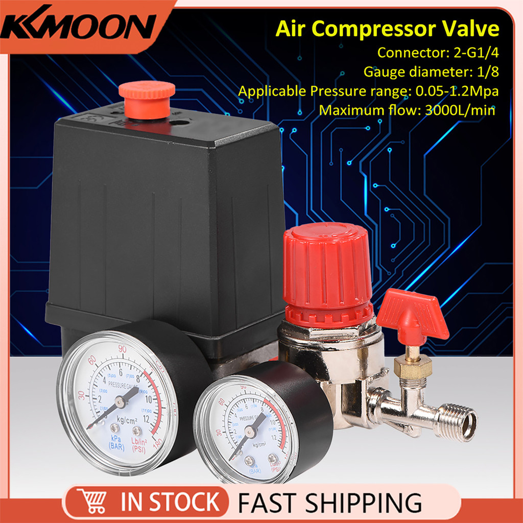Air Compressor Pressure Switch Small Air Compressor Pressure Switch Control Valve Regulator with Gau