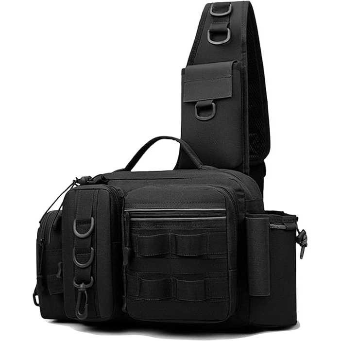 Tas Pancing Pinggang Fishing Waist Lure Bag Oxford Waterproof