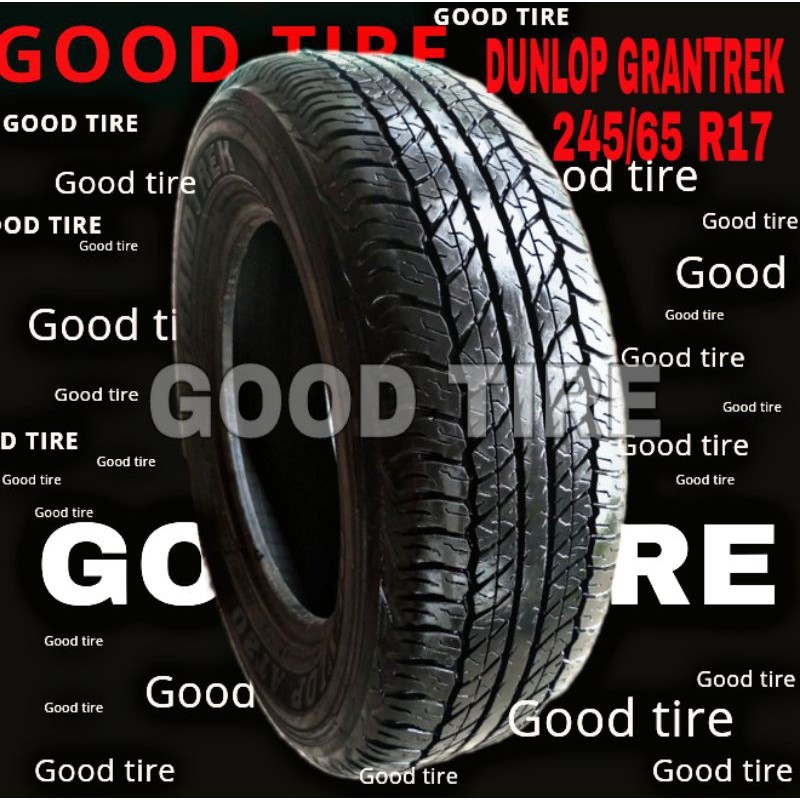 (HEMAT 2BAN) DUNLOP GRANTREK 245-65-17 R17 RING 17 COPOTAN SEKEN SECOND BEKAS BAN MOBIL CHEVROLET CA