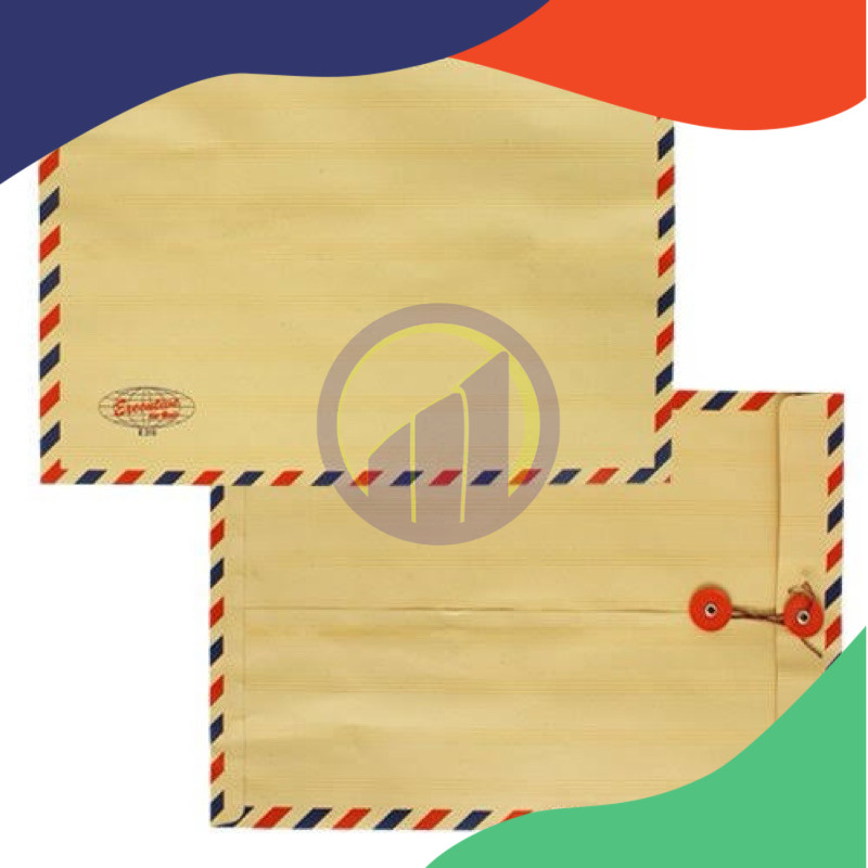 

(BOX=100PCS) AMPLOP TALI AIRMAIL EXECUTIVE E 312 & E 311