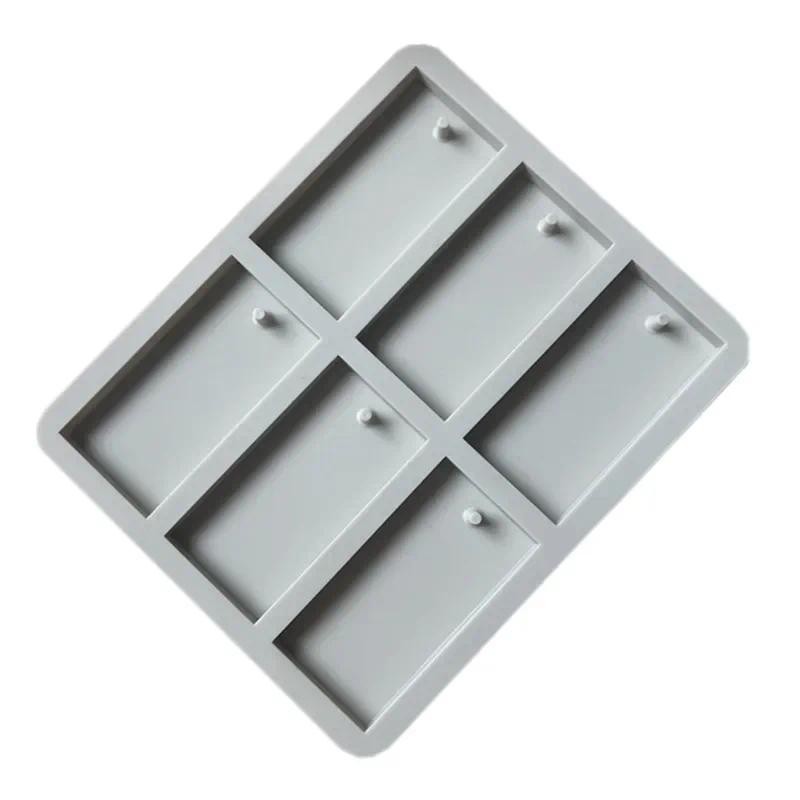 

DIY Soap Flakes Rectangular Listing Silicone Mold Wax Flakes Aromatherapy Gypsum Handmade Soap Keychain Crystal Epoxy Resin Mold