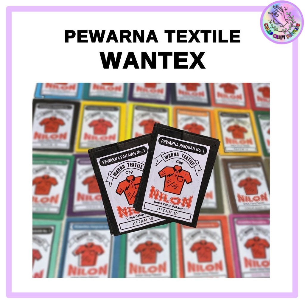 Wantex Cap NILON | Wantex Pewarna Pakaian | Wantex Pewarna Textile | Wantex Pewarna Kain | Pewarna B