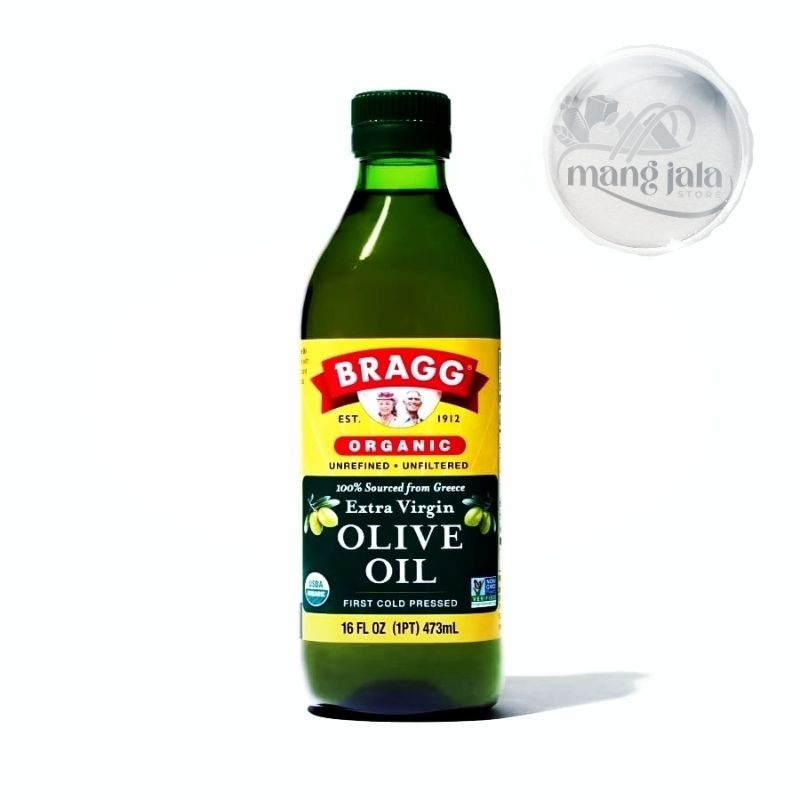 

Bragg Organic Extra Virgin Olive Oil 473ml Minyak Zaitun Organik